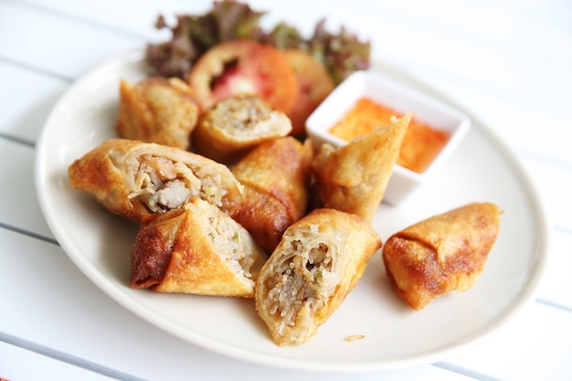 Fried Spring Roll also known as Egg Roll