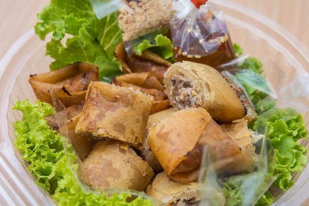 Fried Spring Rolls in box