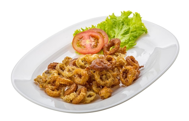 Fried squid rings