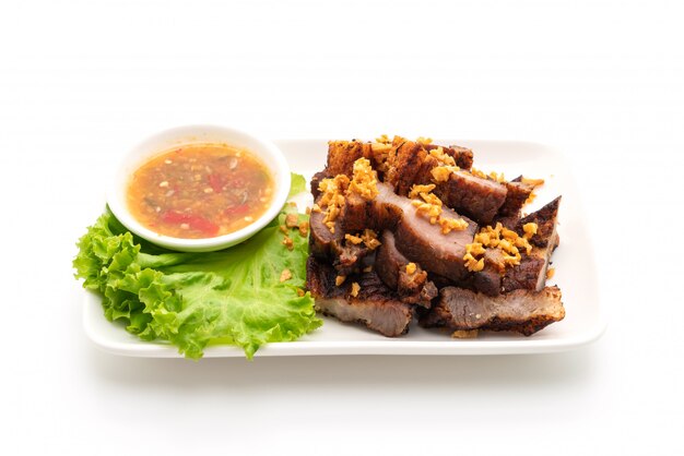 Fried Streaky Pork or Crispy Pork or Deep Fried Pork Belly