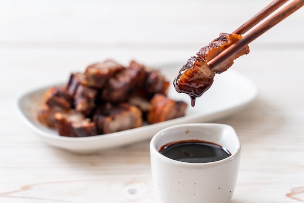 Fried Streaky Pork of Crispy Pork of Deep Fried Pork Belly