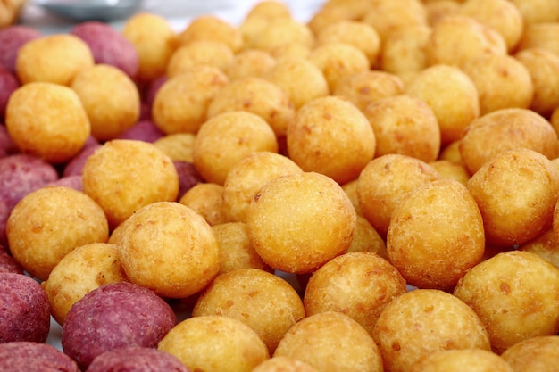 fried sweet potato at street food