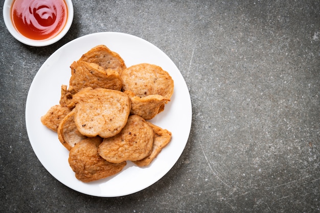 Fried Vietnamese pork sausage