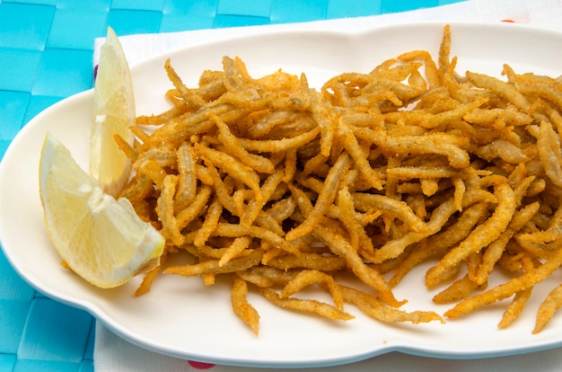 Fried whitebait