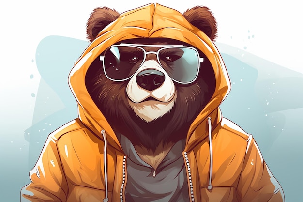 Friendly Bear Character Generative AI