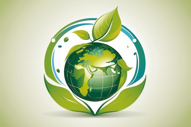 Friendly vector ecologic nature icon