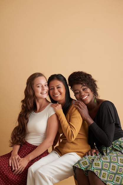 Friends Photographing in Studio