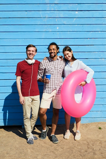 Friends Posing in Summer