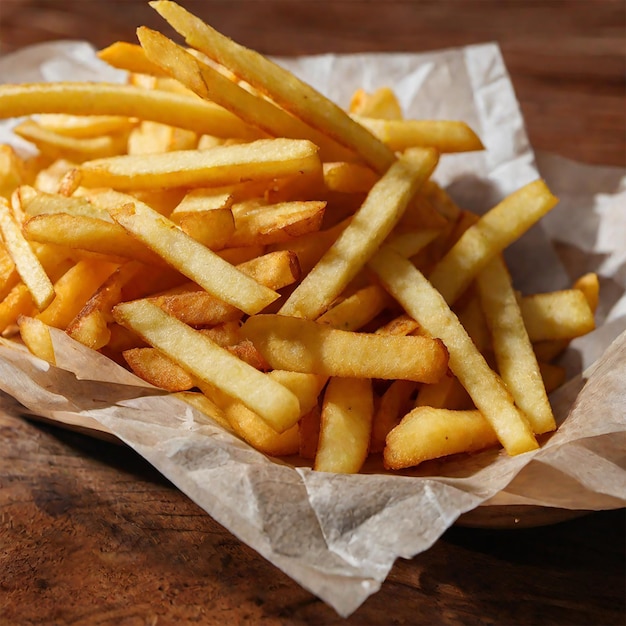 Frietjesfotografie in een restaurant