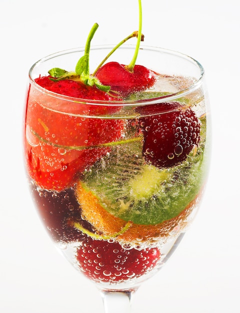 Fris drankje met fruit