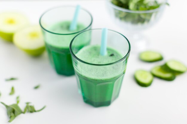 Fris groen smoothiedrankje