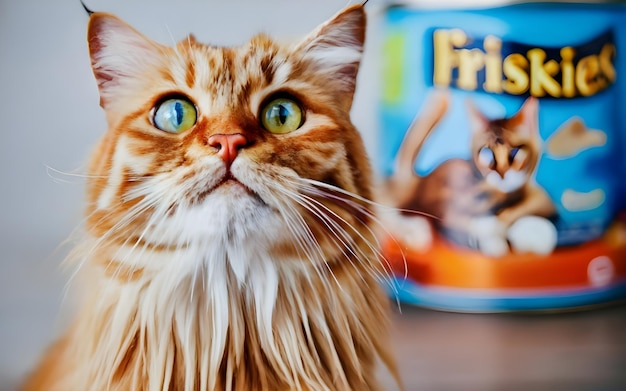 Photo friskies cat food