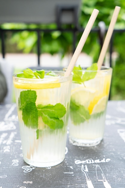 Frisse zomerlimonade