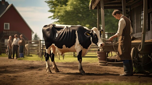 Photo frm milking a cow