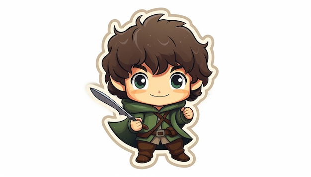 Photo frodo sticker