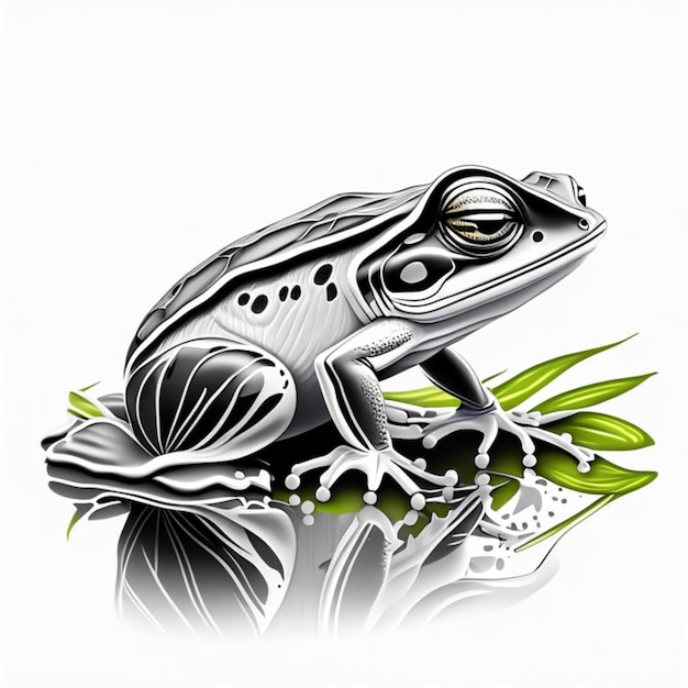 Frog Coloring page for adults Coloring page for kids