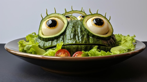 Frog eye salad dish