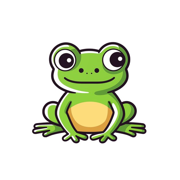 frog isolated on a white background