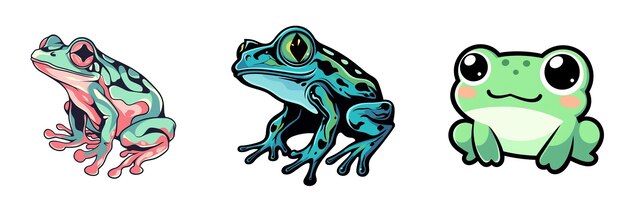 Photo frog logo 2d