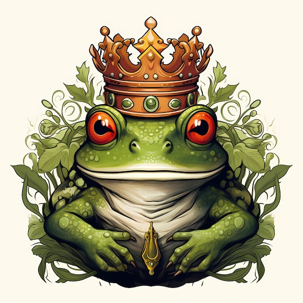 Иллюстрация принца лягушки