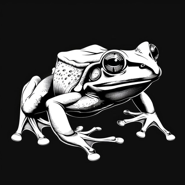 Photo frog vector illustration