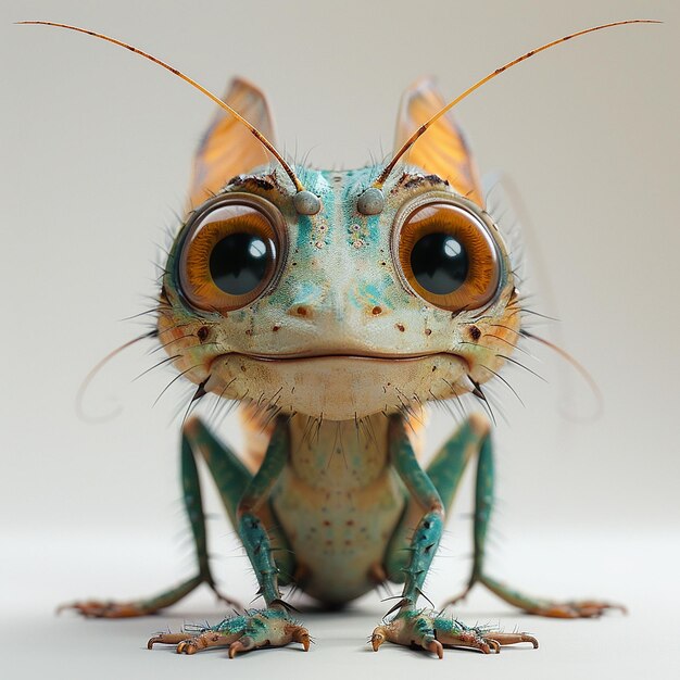 Photo a frog with a large eyes and a large brown eye