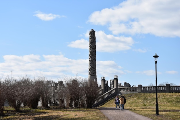 Frogner park in Oslo, Norway