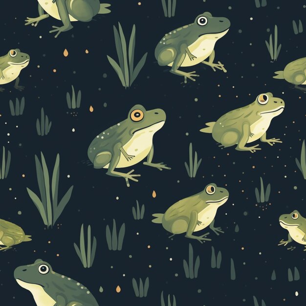 frogs in the swamp pattern