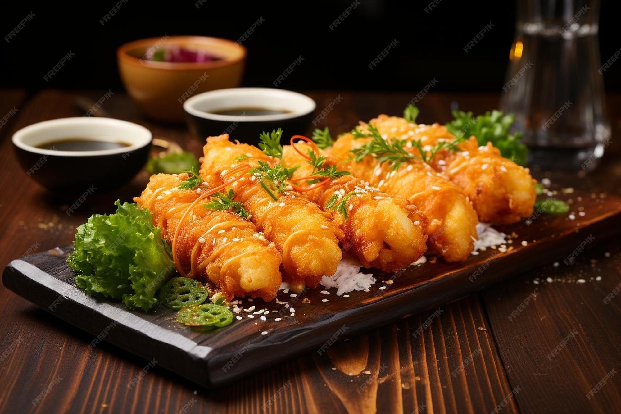 Premium Photo | From Crunch to Munch Enjoying Perfect Tempura Best