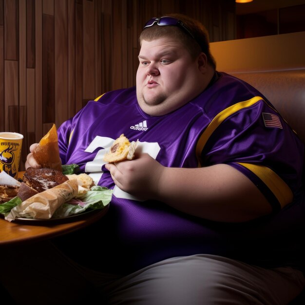 Photo from end zone to drivethru the journey of a morbidly obese minnesota vikings fan and mcdonald's ad