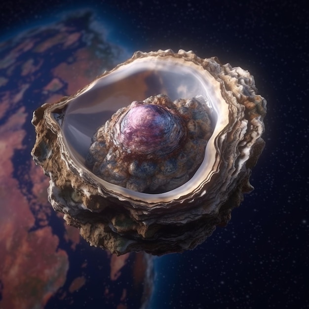 From Ocean to Outer Space The Enigmatic Earth Unveiled Inside an Interstellar Oyster