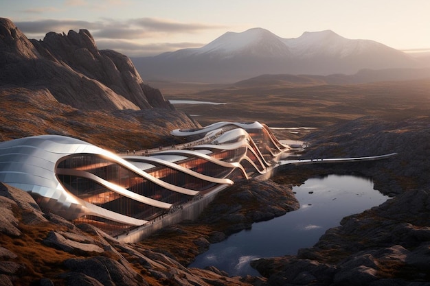 From pristine wilderness to futuristic utopia the breathtaking panorama unveiled
