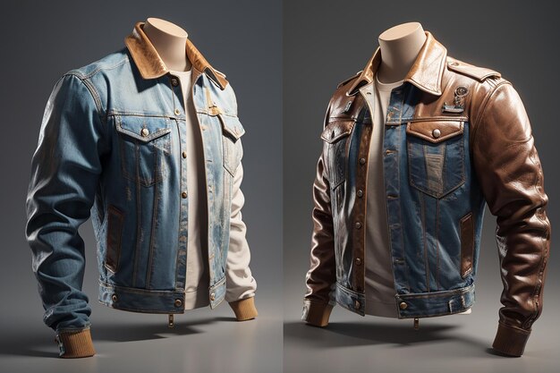 From a sleek and modern render to a vintage and rustic style this jacket has it all