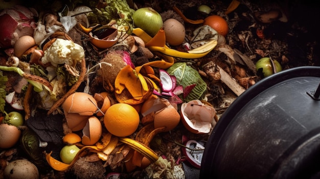 廃棄物から驚異へ生ゴミを栄養豊富な土壌生成 AI に変える