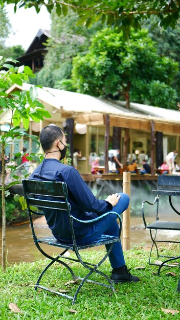 Front or back yard in chiang rai