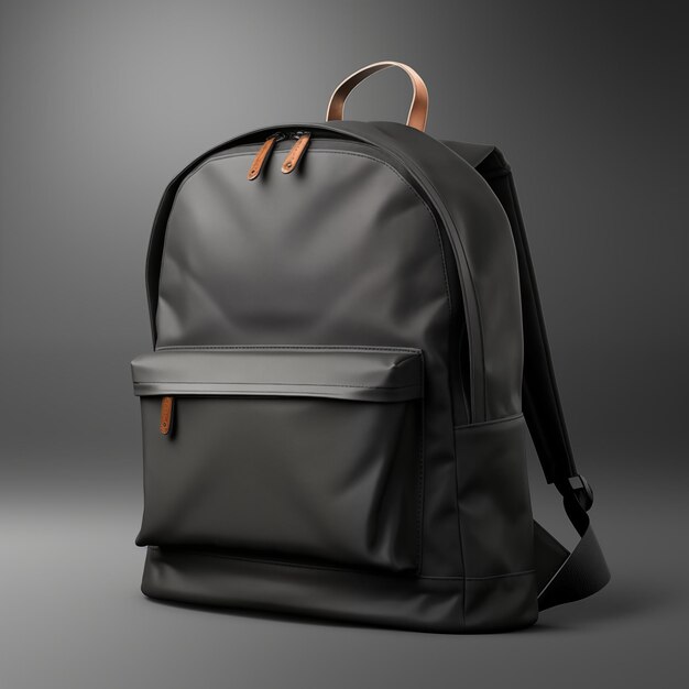 Front image of backpack for mockup purposes