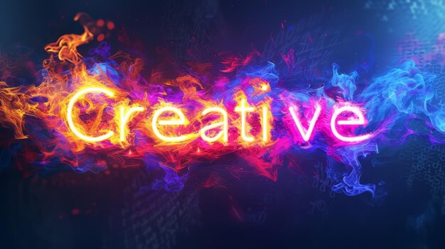 Front Lighting Creativity concept art poster