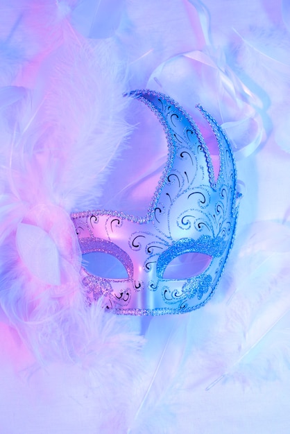 Photo front view of a carnival mask