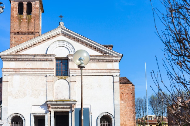 Front view of chiesa di san sebastiano in mantua