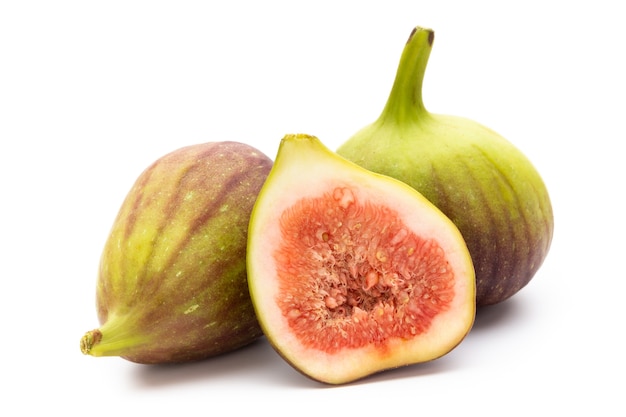 Front view of fig fruits