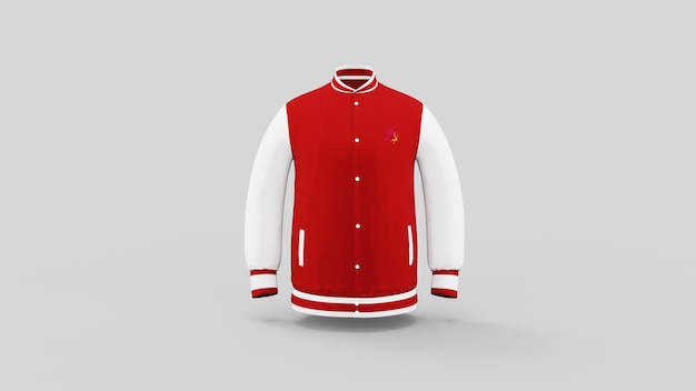 Front view of jacket with white background