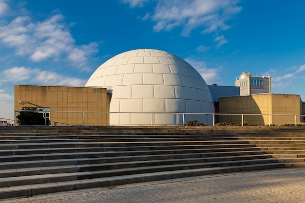 front view of planetary Madrid Spain