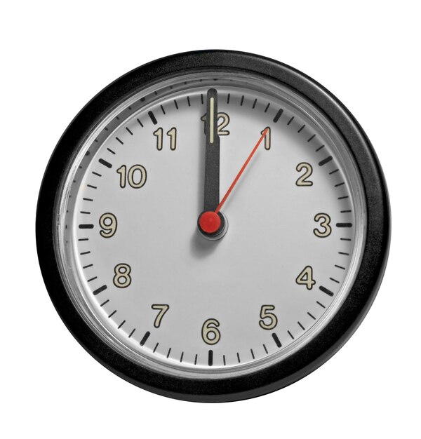 frontal clock face