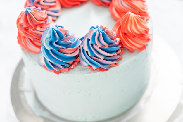 4th of july frosting