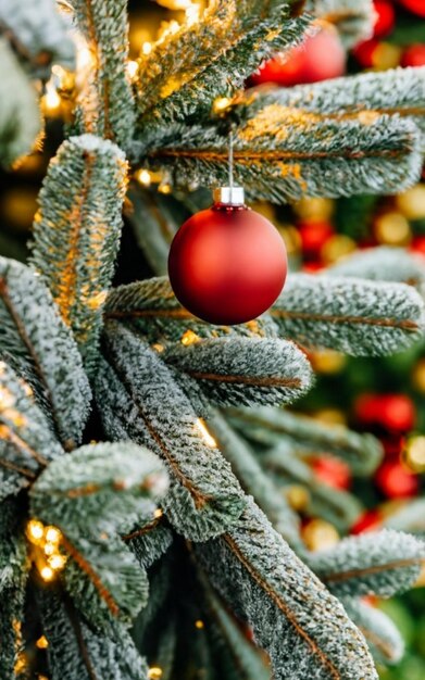 Frosty Christmas tree ornaments