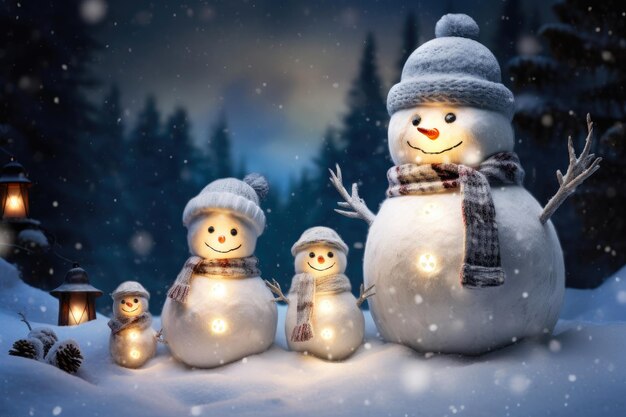 Frosty Family A Winter Night's Dream