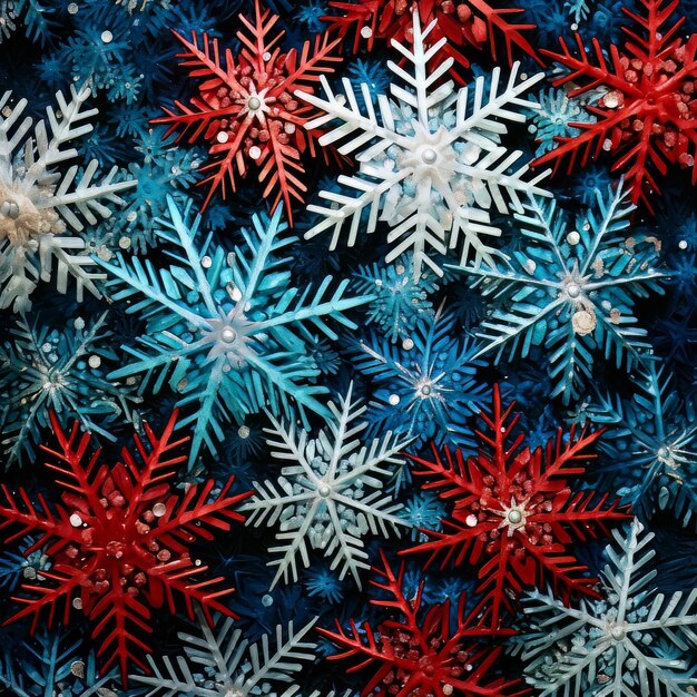 Photo frosty flakes fiesta dynamic winter patterns christmas