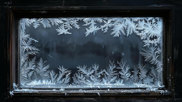 사진 frosty window