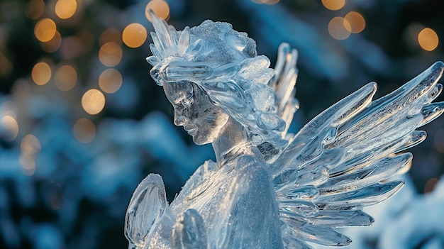 Photo frozen angel