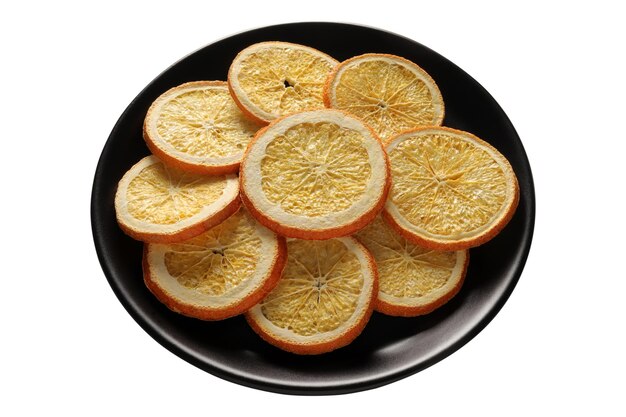 Frozen and dried orange slices